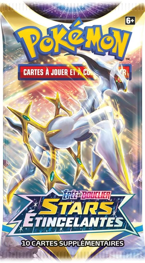 Pokemon Pokémon Épée Et Bouclier : Stars Étincelantes Eb09 - Booster Cartes À Jouer Et À Collectionner À Partir De 6 Ans Modèle Aléatoire