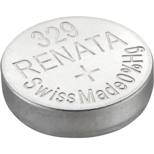 RENATA Pile bouton Silver Oxyde 329 / SR731 SW 0% Mercure 1,55V