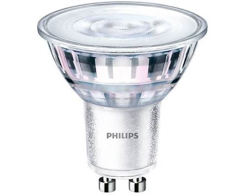 Philips 929001215232 LED EEC A+ (A++ - E) GU10 réflecteur 4.6 W = 80 W blanc chaud (Ø x L) 50 mm x 54 mm