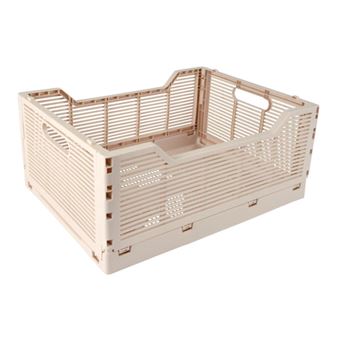 Cagette Pliable & Empilable Emilie 40cm Naturel - 1