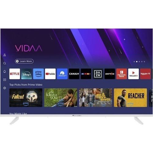 TV LED UHD QLED CELED43SVQLB26B7 43“ (108 cm) 3xHDMI, 2xUSB Blanc