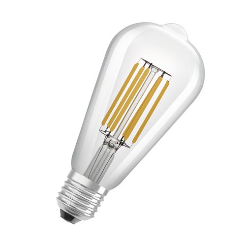 Non Communiqué Osram Led Energy Saving Lamp - Edison Filament - E27 - Warm White (3000K) - 4 Watt - Remplace Une Ampoule De 60W - Très Efficace Et Économe En Énergie - Pack Of 1}