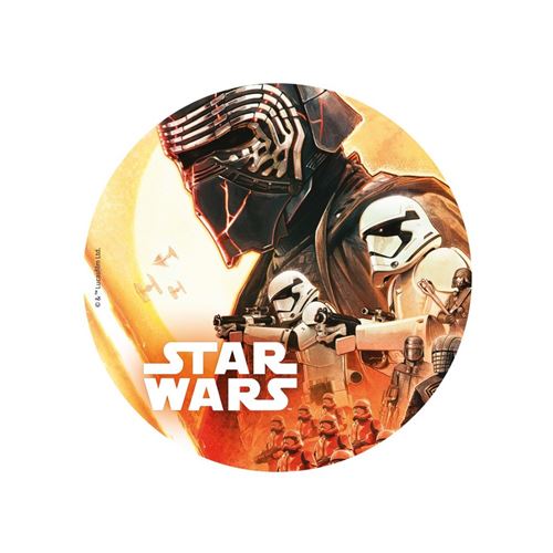disque en azyme gâteau star wars 20cm - Coloris : Jaune114405