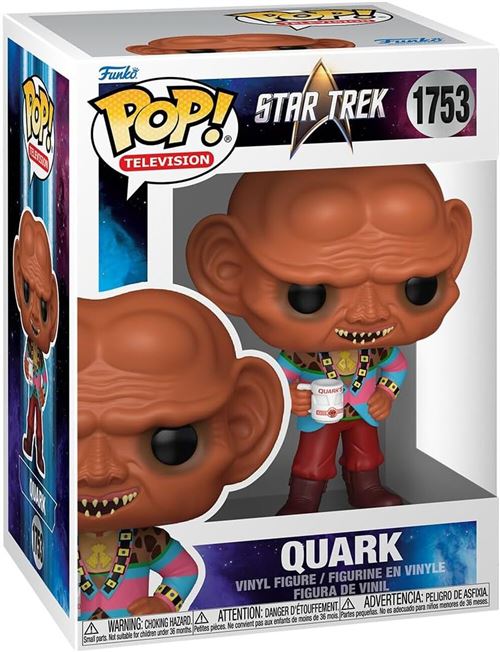 Non Communiqué Figurine Funko Pop! N°1753 | Star Trek Deep Space Nine | Quark