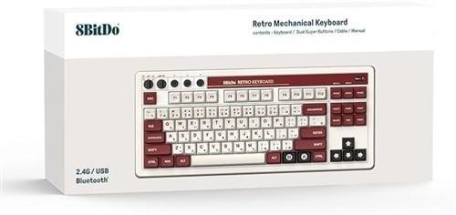Retro Mechanical Keyboard Fami Edition (Clavier Qwerty 87 touches - DISPOSITION ANSI / ANSI LAYOUT)