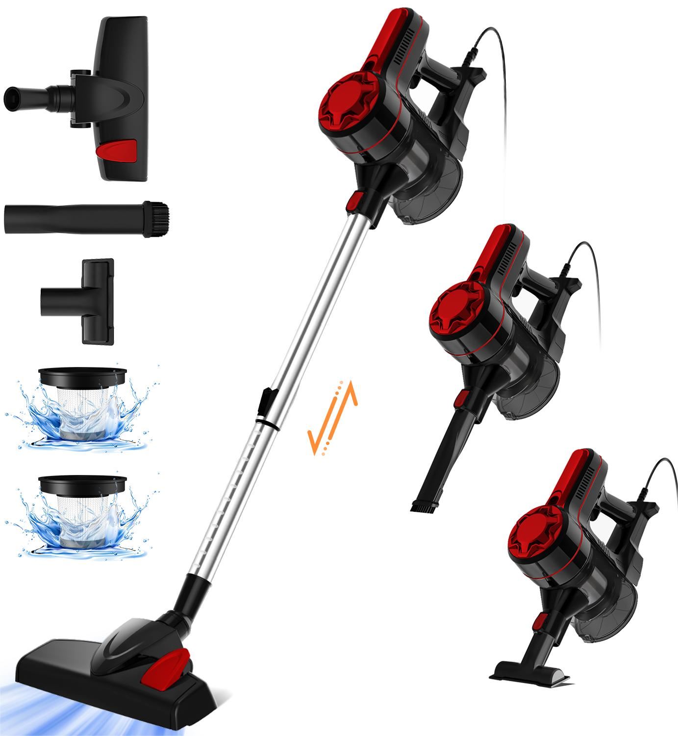 Aspirateur Balai 600w Puissant sans Sac 20000pa