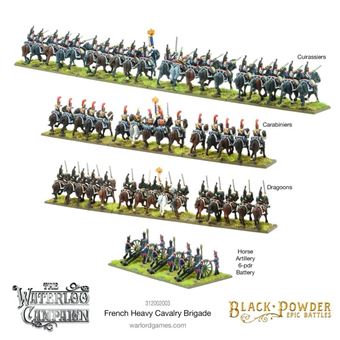Black Powder Epic Battles: Waterloo - Brigade de Cavalerie Légère Fran | Games Black Powder Epic Battles: Waterloo - Brigade de Cavalerie Légère Fran | Games