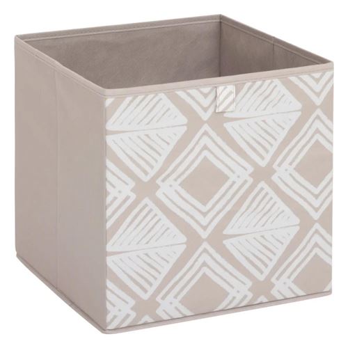 Five Simply Smart Beige - Boîte De Rangement Réversible "Bohema" 31X31cm - Image 2