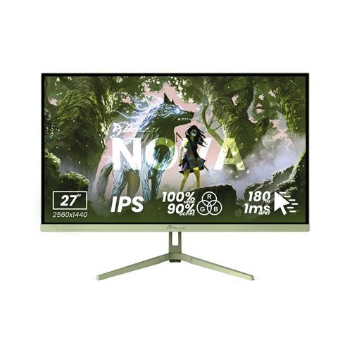 Arozzi Nova 27" IPS, 180Hz - Vert Forêt
