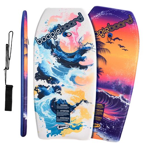 Wham-O Lot de 2 Planches de Boogie 93.98 cm Bodyboard pour Enfants 8+ – Plage/Vague