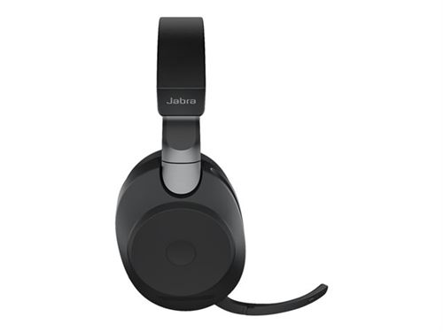 Casque audio Jabra Evolve2 55 UC Stereo - Micro-casque - sur-oreille -  Bluetooth - sans fil - Suppresseur de bruit actif - USB-C, USB-A - noir -  avec support de