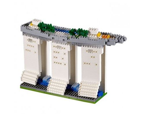 Brixies - 410065 - jeu de construction 3d-motif - marina bay sands