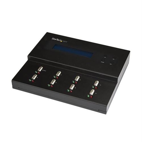 startech 1:7 standalone usb duplicator / eraser -flash drives noir