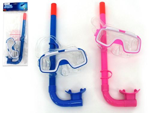 Set lunettes + tube de plongée pour enfant 3-6 ans