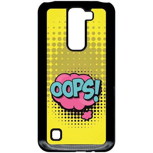 Coque Lg K7 Modele X220 Oops Fond Jaune