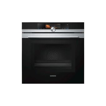 Siemens iQ700 HN678G4S1 - Four combiné - intégrable - niche - largeur : 56 cm - profondeur : 55 cm - hauteur : 58.5 cm - avec système auto-nettoyant - acier inoxydable
