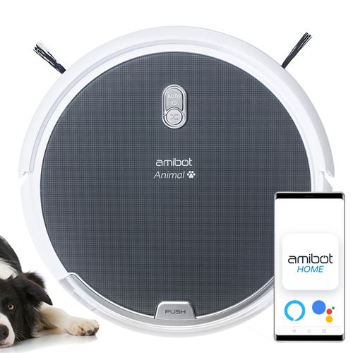 Robot aspirateur et laveur AMIBOT Animal Comfort H