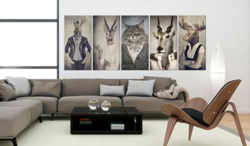 Tableau - Animal Masks I .Taille : 200x80
