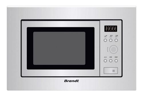 Brandt BMS6112X - Magnetron - ingebouwd - 17 liter - 700 W - roestvrij staal
