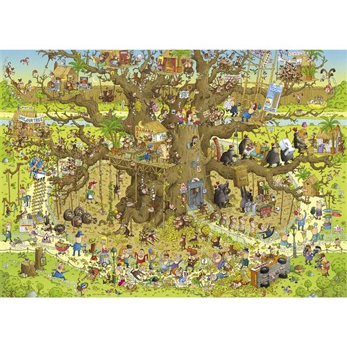 Heye Puzzle Monkey Habitat 1000 - vue 1