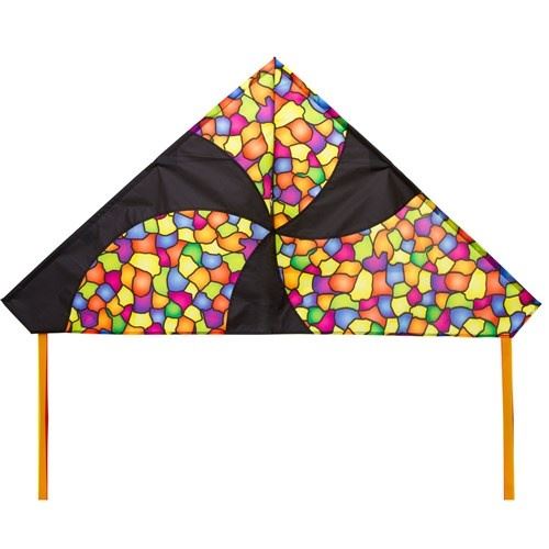 Invento cerf-volant Delta Dazzling Colors pour enfants Delta Dazzling Colors 134 cm