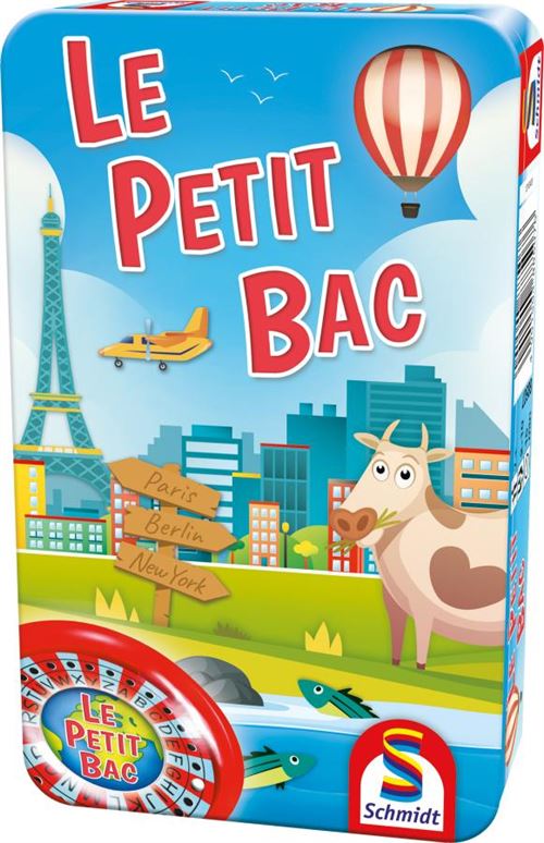 Le petit bac voyage boite métal