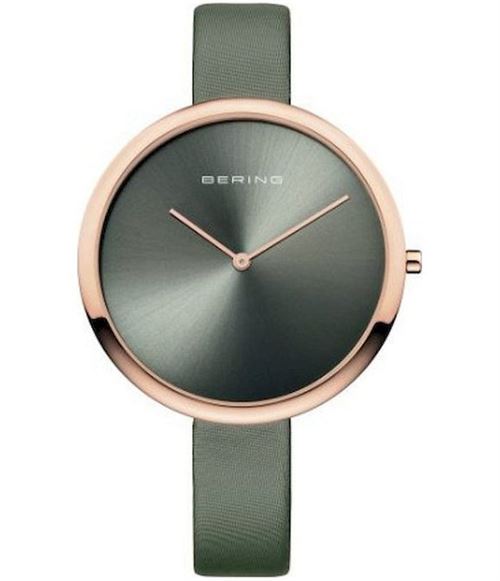 Bering Montre Femme, Mixte 12240-667 Gris, Vert