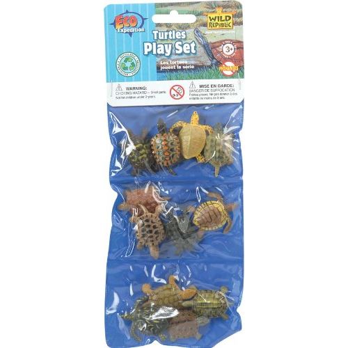 Figurines Le sac en plastique de la mini tortue Wild Republic