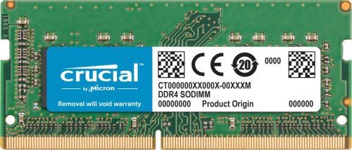 Crucial CT8G4S266M (DDR4, 2666 MT/s, PC4-21300, CL19, Single Rank x8, SODIMM, 260-Broches) Mémoire pour Mac 8Go Vert