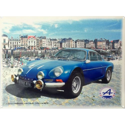 Grande Plaque métallique A 110 Renault