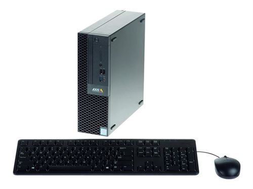 AXIS Camera Station S9002 MkII Desktop Terminal - Tour - Core i5 8400 / 2.8 GHz - RAM 8 Go - SSD 128 Go - Quadro P600 - GigE - Windows 10 Entreprise - moniteur : aucun - clavier : R.-U.