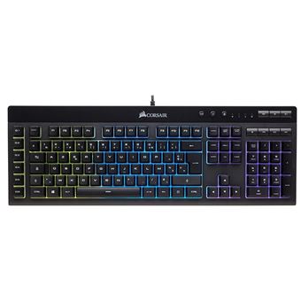 Corsair Gaming K55 RGB - toetsenbord - Frans