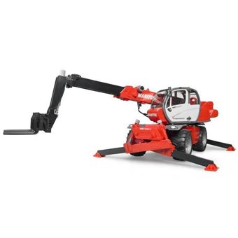 Bruder 2129 Manitou telescopique MRT 2150 avec accessoires
