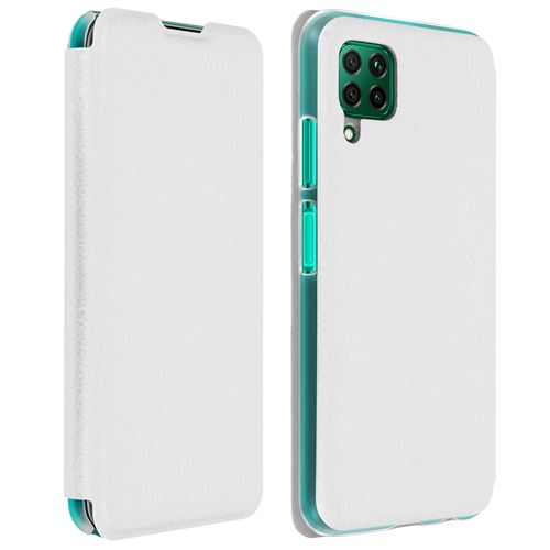 Housse pour Huawei P40 Lite Protection Intégrale Clapet Porte-carte Blanc