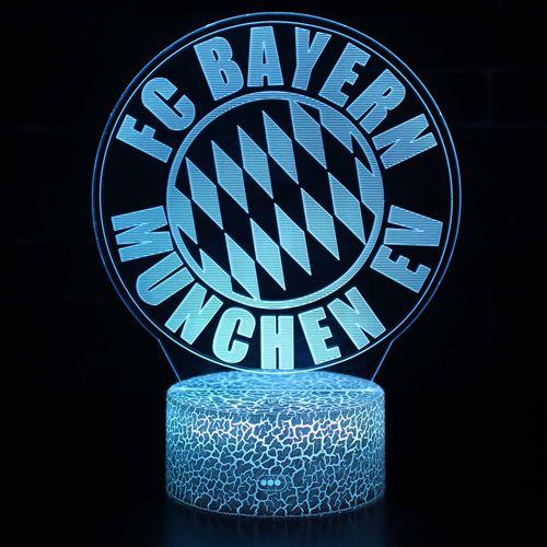 Lampe 3D Tactile Veilleuses Enfant 7 Couleurs avec Telecommande - Style #415