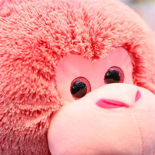 Peluche singe rose on sale