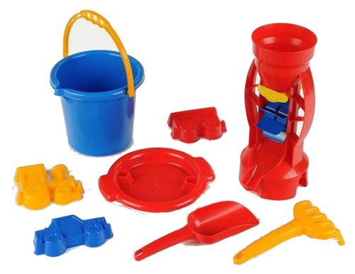 KLEIN Aqua Action Aqua Action - Set Seau De Plage, 8 Pces Av. Moulin