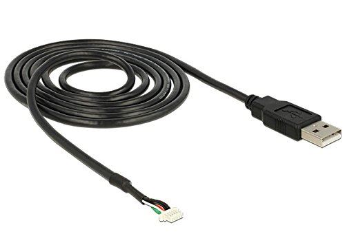 Delock Noir 95986 Adaptateur Et Connecteur De Câbles - Adaptateurs Et Connecteurs De Câbles (Usb 2.0 A, 5-Pin Smt, Male/Male, Sac En Polyéthylène) - Image 1