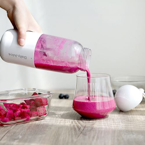 Générique 350Ml Usb Électrique Fruit Juicer Poche Maker Coupe De Jus De Bouteille_kiliaadk147 - Image 1