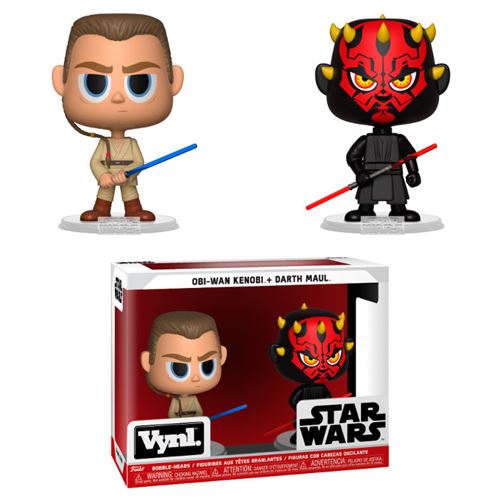 FUNKO - Pack de 2 Figurines FunKo VYNL: Star Wars - Darth Maul & Obi Wan