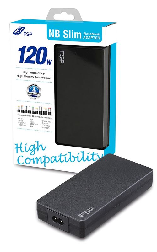 FSP NB 120 Slim Alimentation pour ordinateur portable