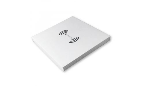Chargeur à induction norme Qi plateau de charge sans fil blanc