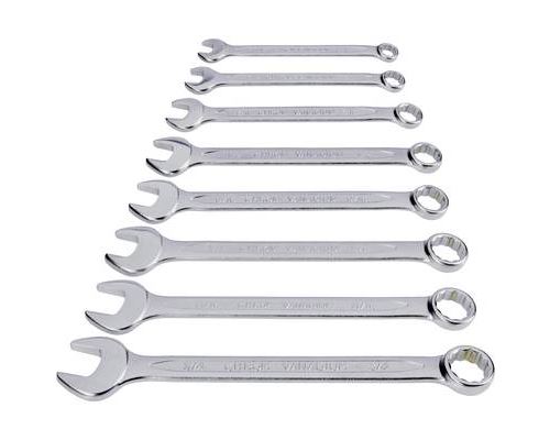 TOOLCRAFT 815082 Jeu de clés mixtes 8 pièces 1/2 - 11/16