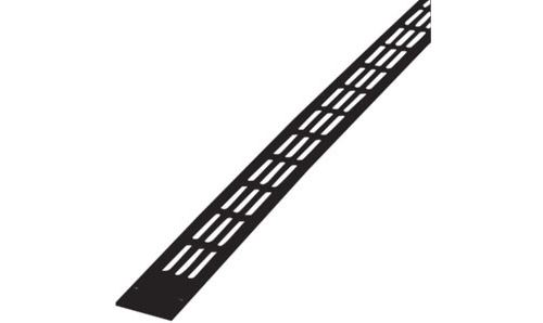 Renson Noir Grille Plate Alu 478/2 - 375 Mm - Ral 9005 - 00047828