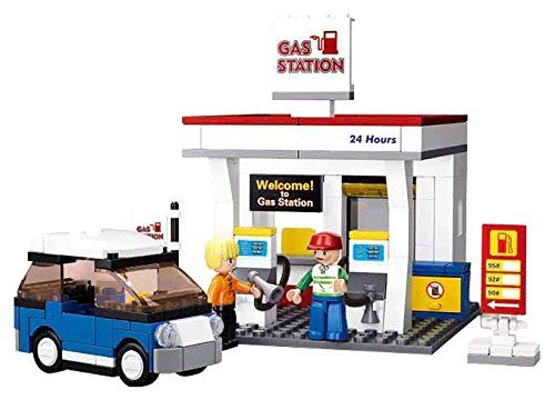 Sluban Slubanm38-B0568 Gas Station Ensemble De Briques De Construction