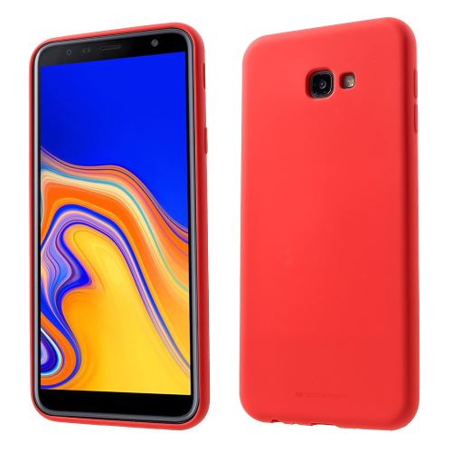 Coque en TPU mat doux rouge pour votre Samsung Galaxy J4 Plus