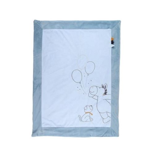 Achille & Zebrito - Couverture 75x100CM - Matiere Veloudoux