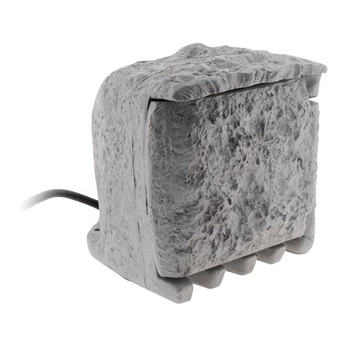 Inotech - Bloc Prises De Jardin - Bloc Pierre 4 Prises 16A 2 P+T Étanche Ip 44 - Sans Programmateur + Câble H07Rn-F 3G1.5Mm² - Lg 1,5M - Matière Résine