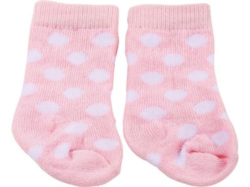 Gotz - Chaussettes roses, petits pois blancs