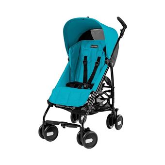 poussette peg perego bleu